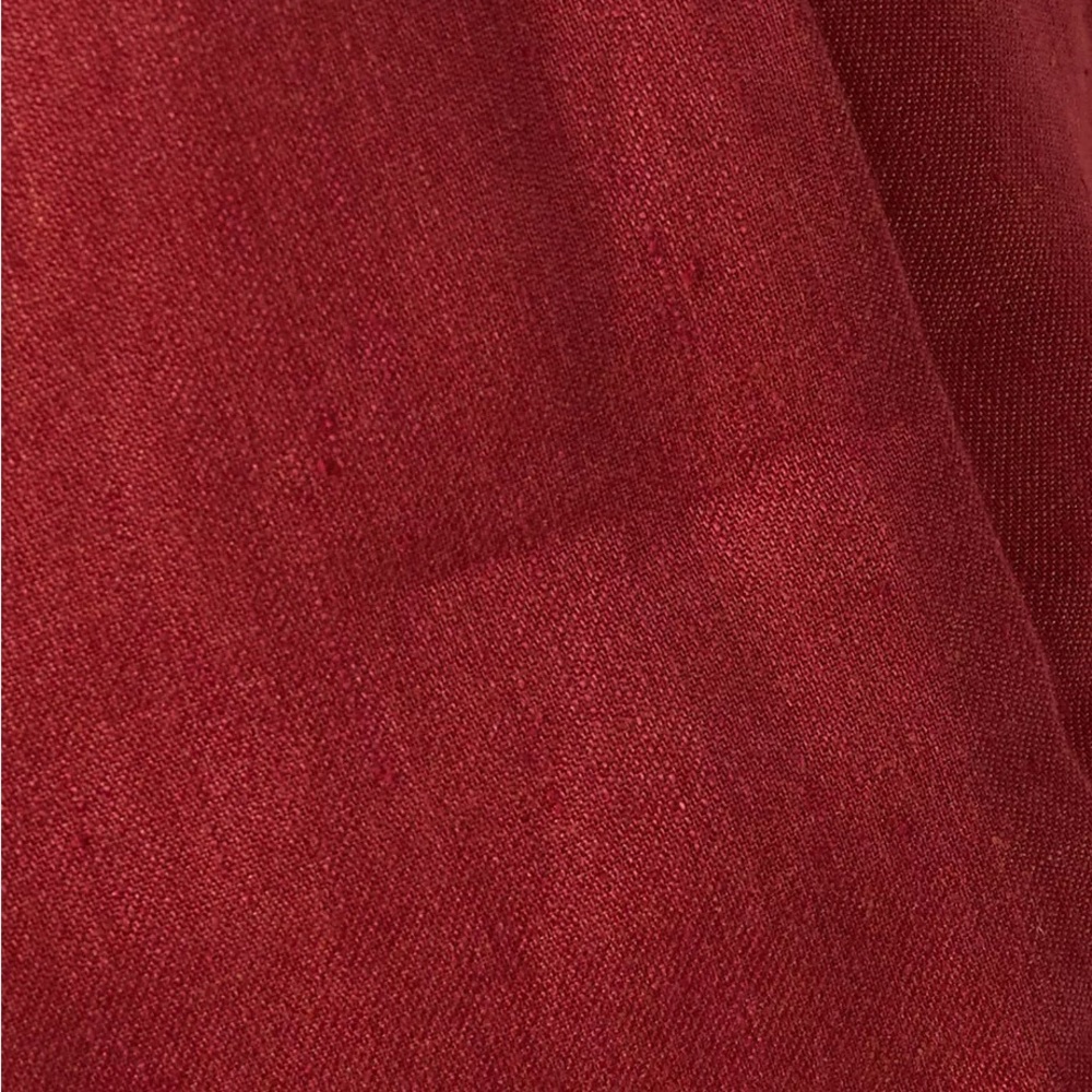 BONDI BORN High Waist Red Tie-Front Shorts - Picture 3 of 9
